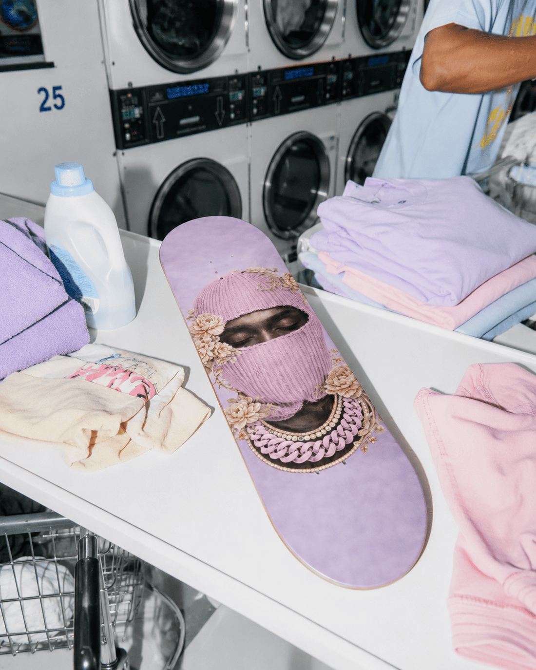 The Floral Balaclava Deck: Where Street Meets Classical Detail