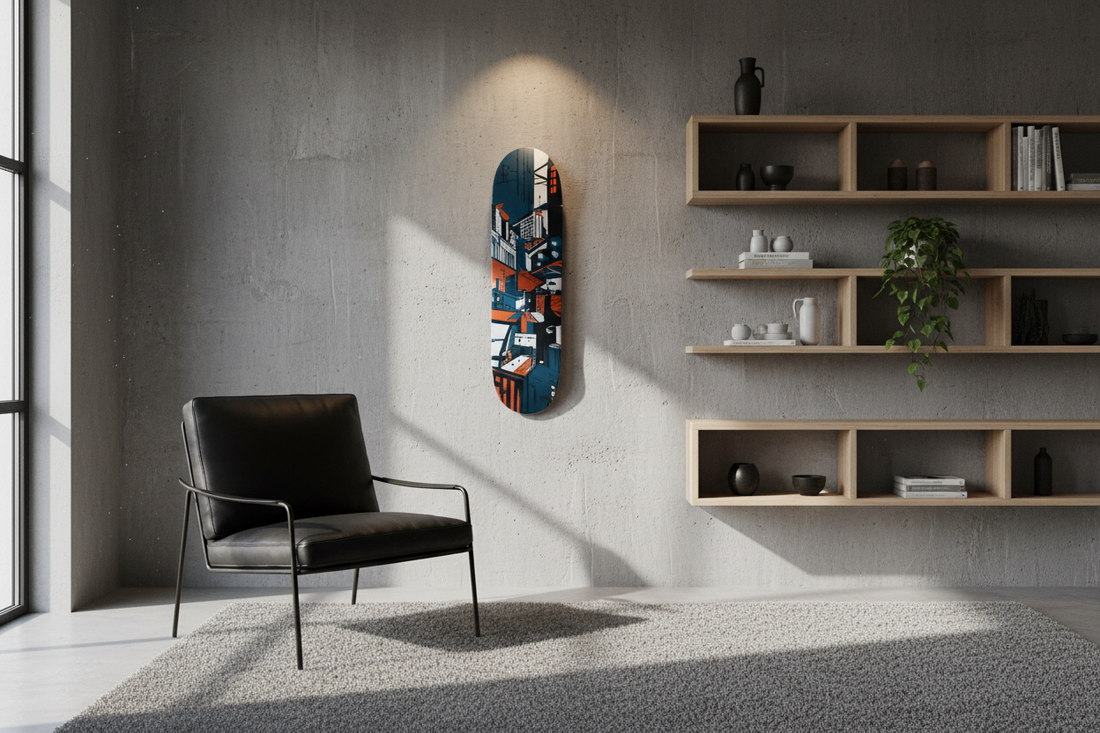 skateboard wall art