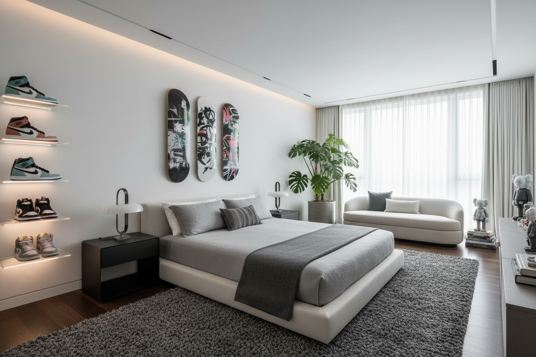 Skateboard Art in Different Hypebeast Room Types