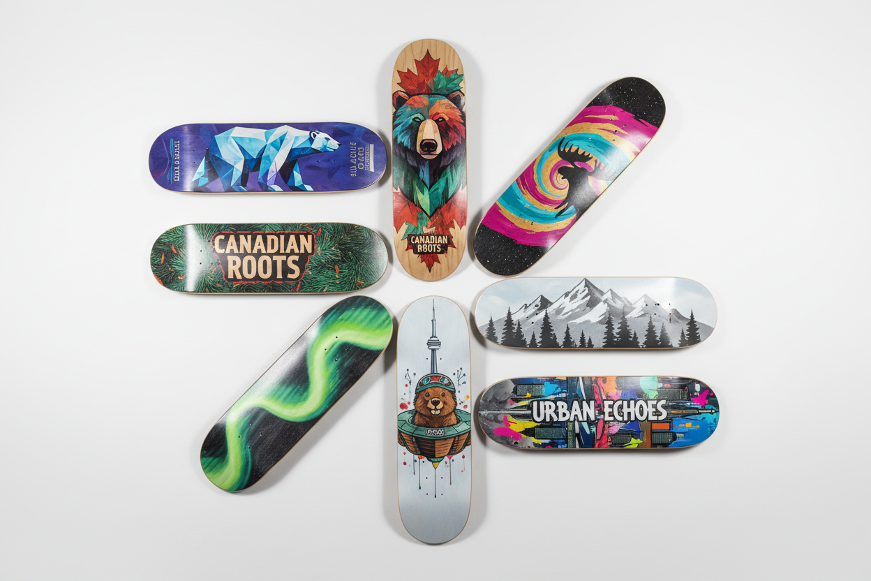 Best Canadian Skateboard Deck Art Brands 2026