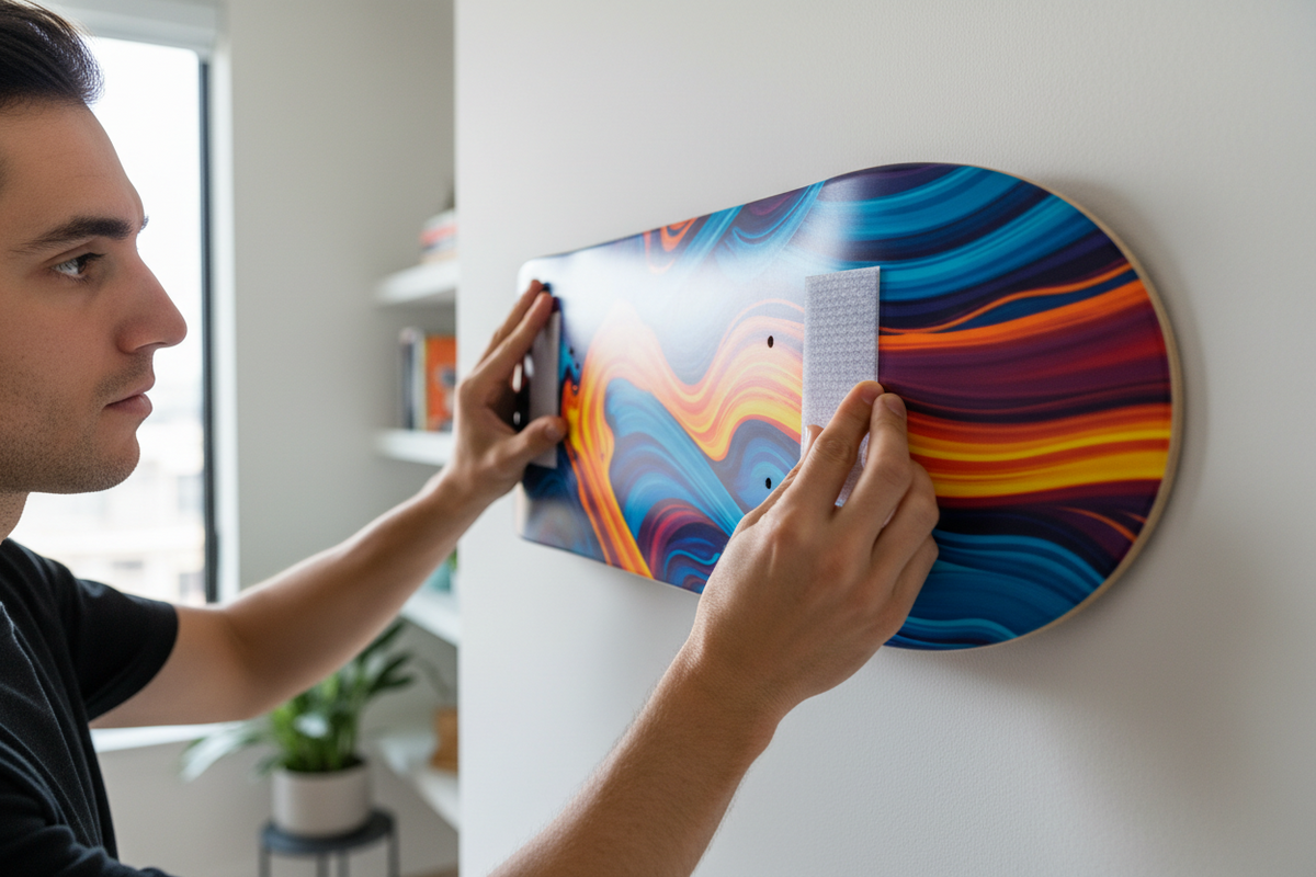 Skateboard Wall Art — How to Hang Without Drilling