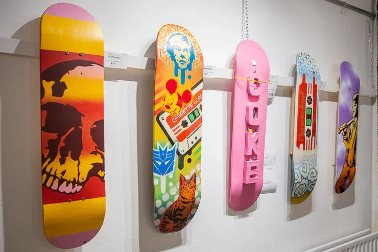 Skateboard art