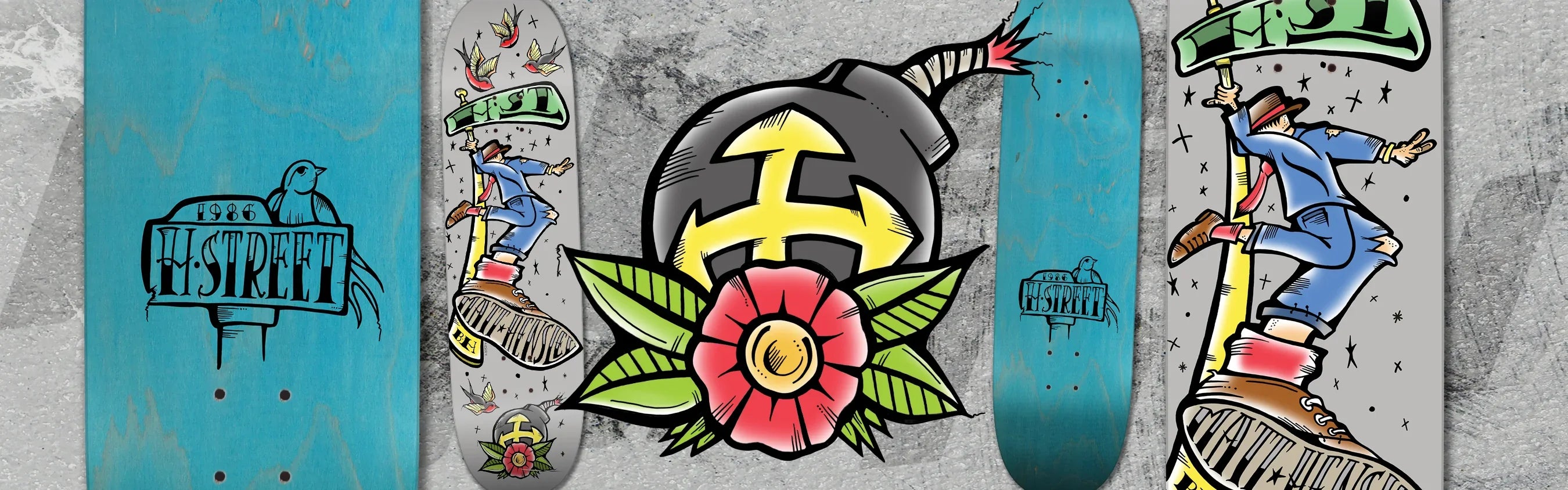 skateboard art 