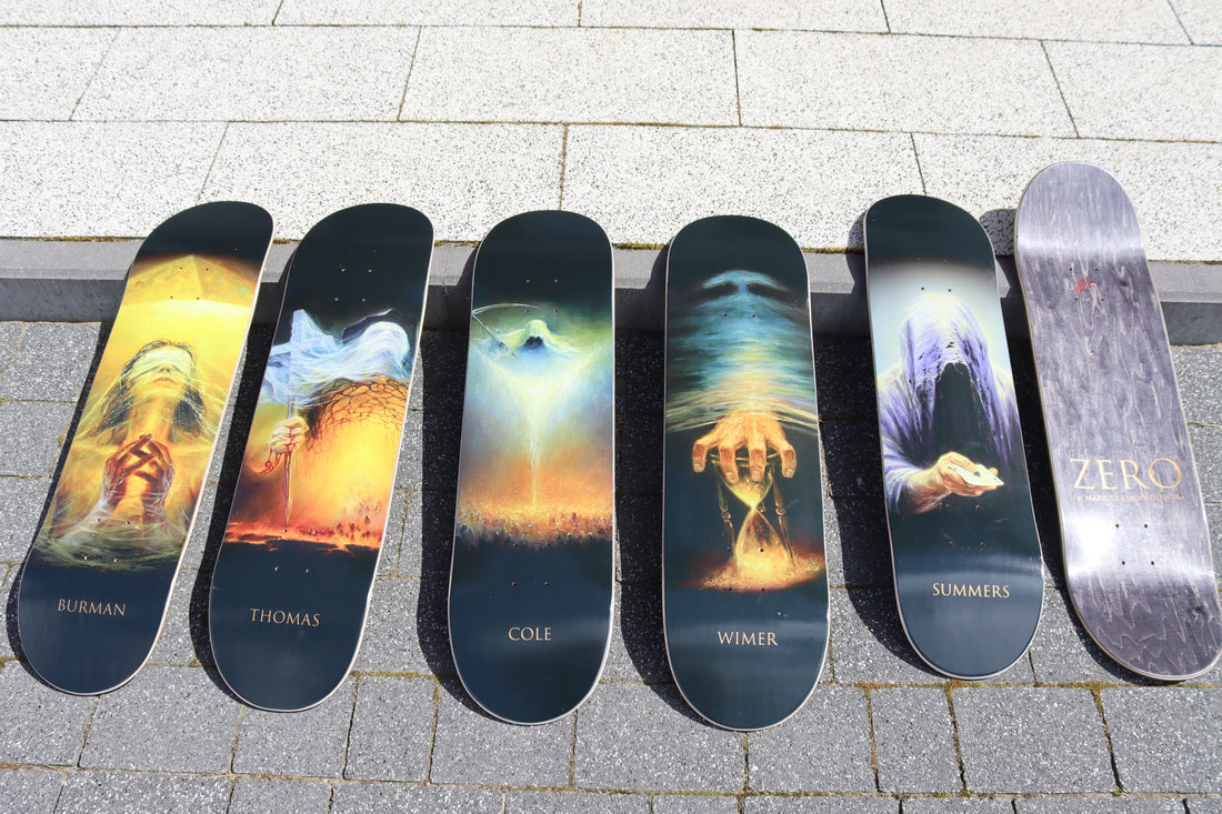 skateboard art
