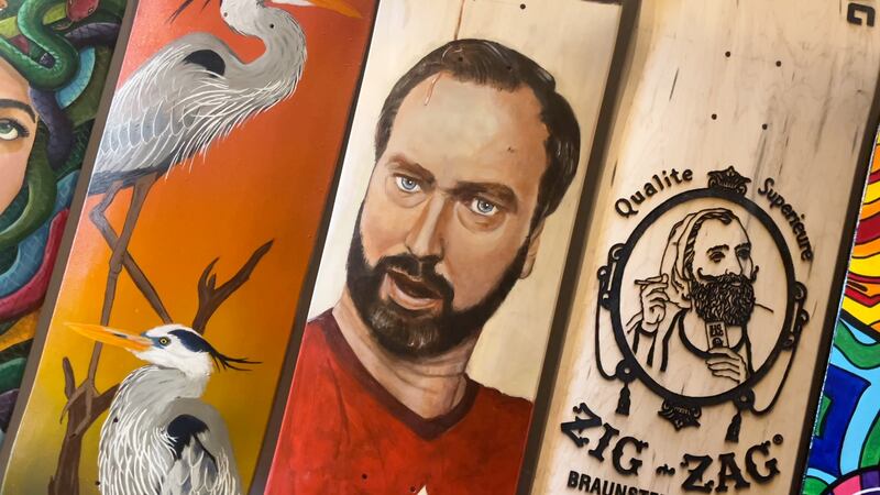 skateboard art 