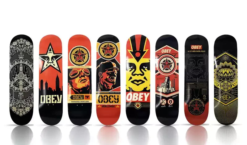 Skateboard art