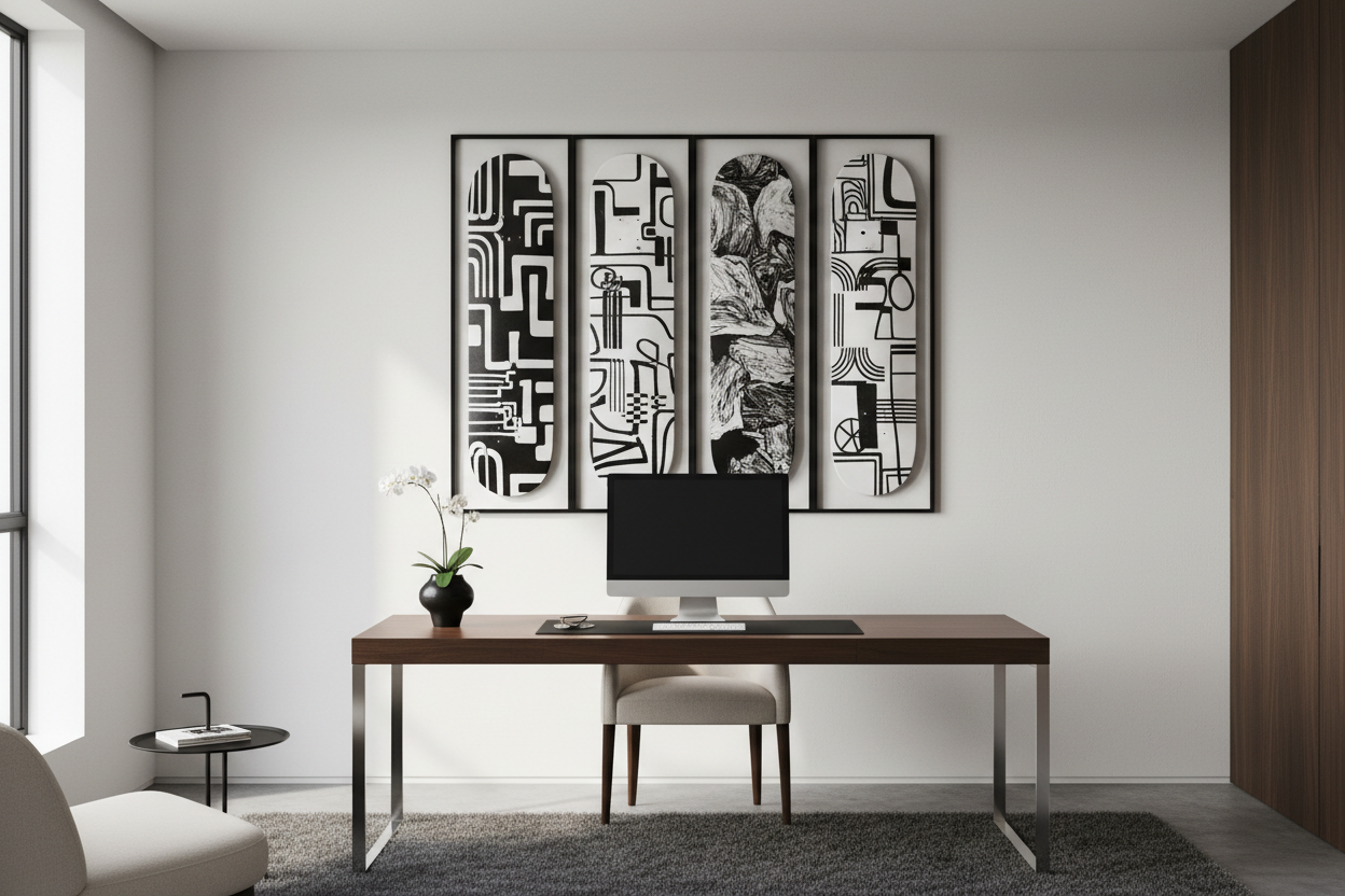 Home Office skateboard Art