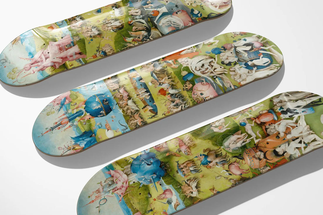 skateboard wall art