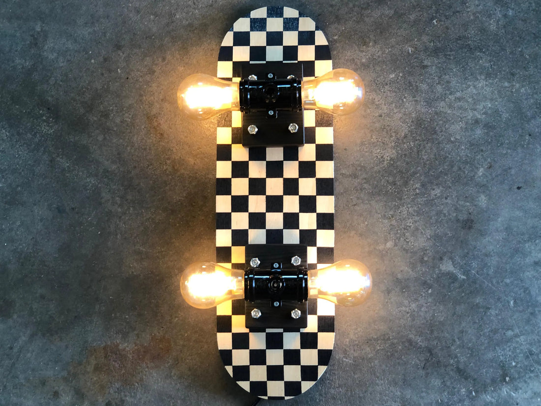 Skateboard Art Lighting
