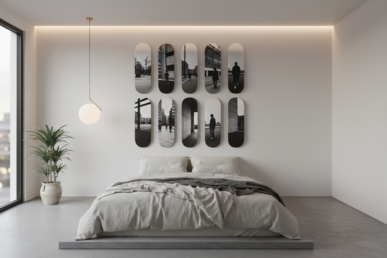 skateboard Art for Bedroom 
