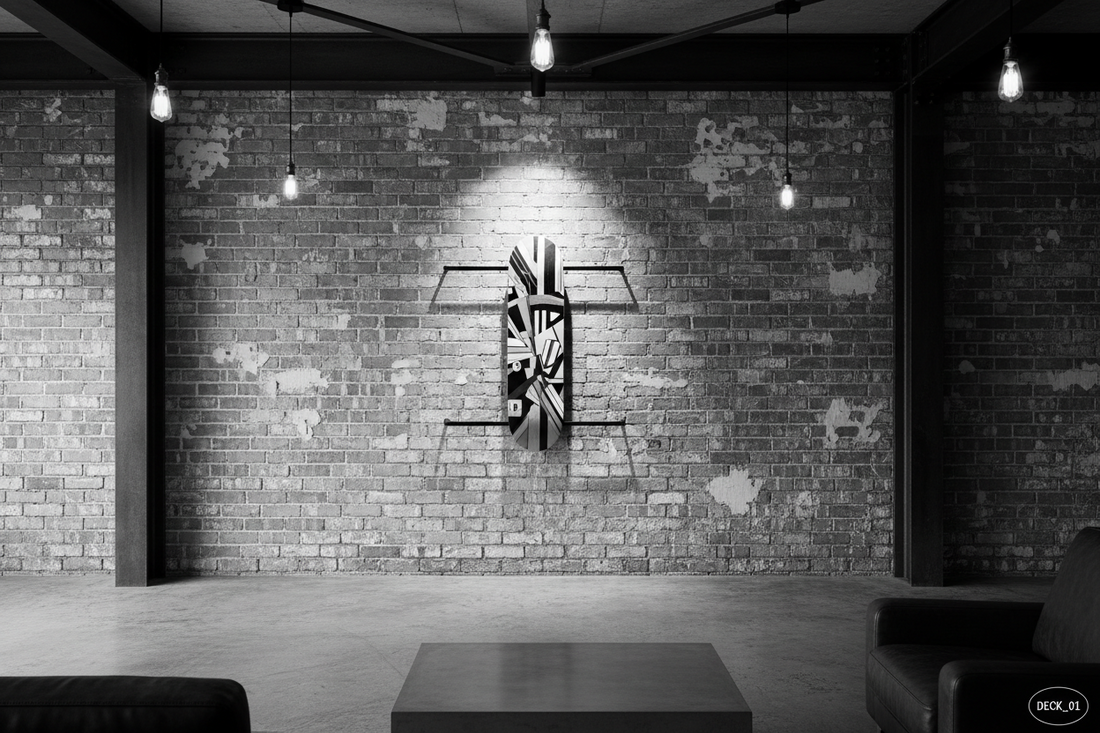 skateboard Industrial Loft Wall Art