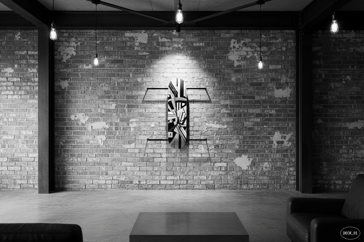 skateboard Industrial Loft Wall Art