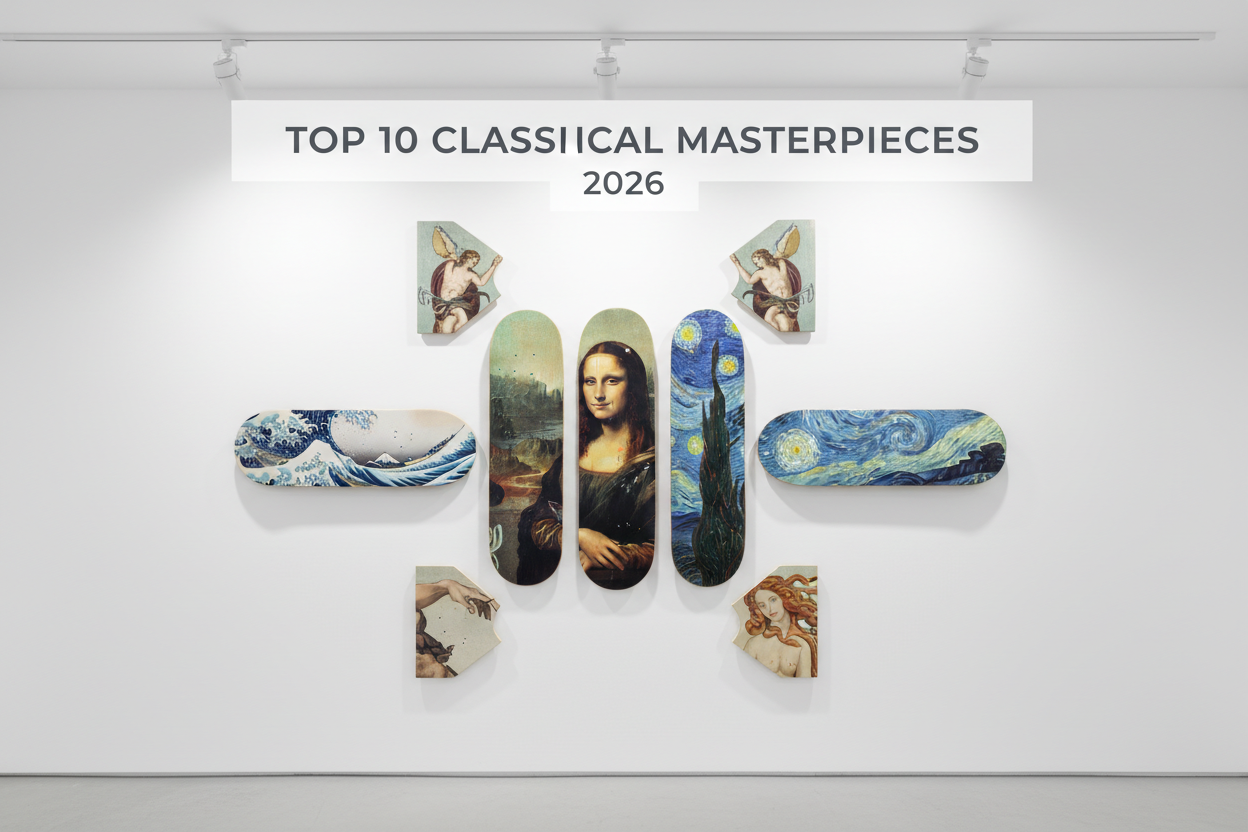 Classical Masterpiece Skateboard Art 