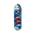 Skateboard Wall Art – Surreal Cloud Face Deck – Dreamlike Sky Wall Decor - deckarts.com