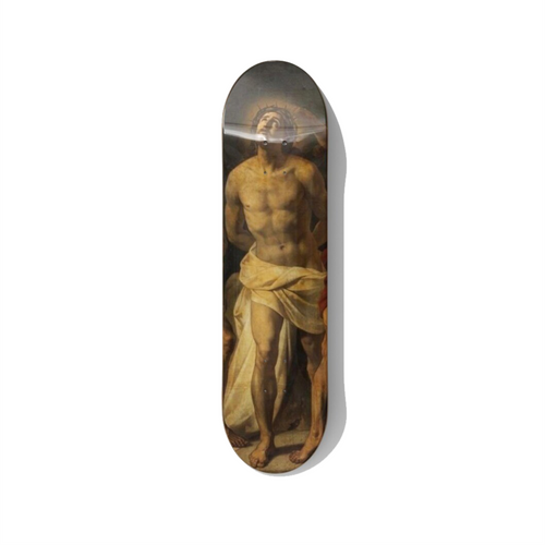 El Greco's Saint Sebastian Skateboard Wall Art - Premium Canadian Maple Deck (копия) - deckarts.com