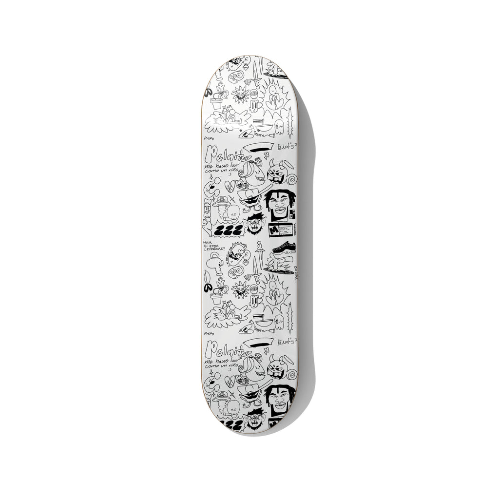 Panama Access Memory skateboard wall art on premium Canadian maple deck
