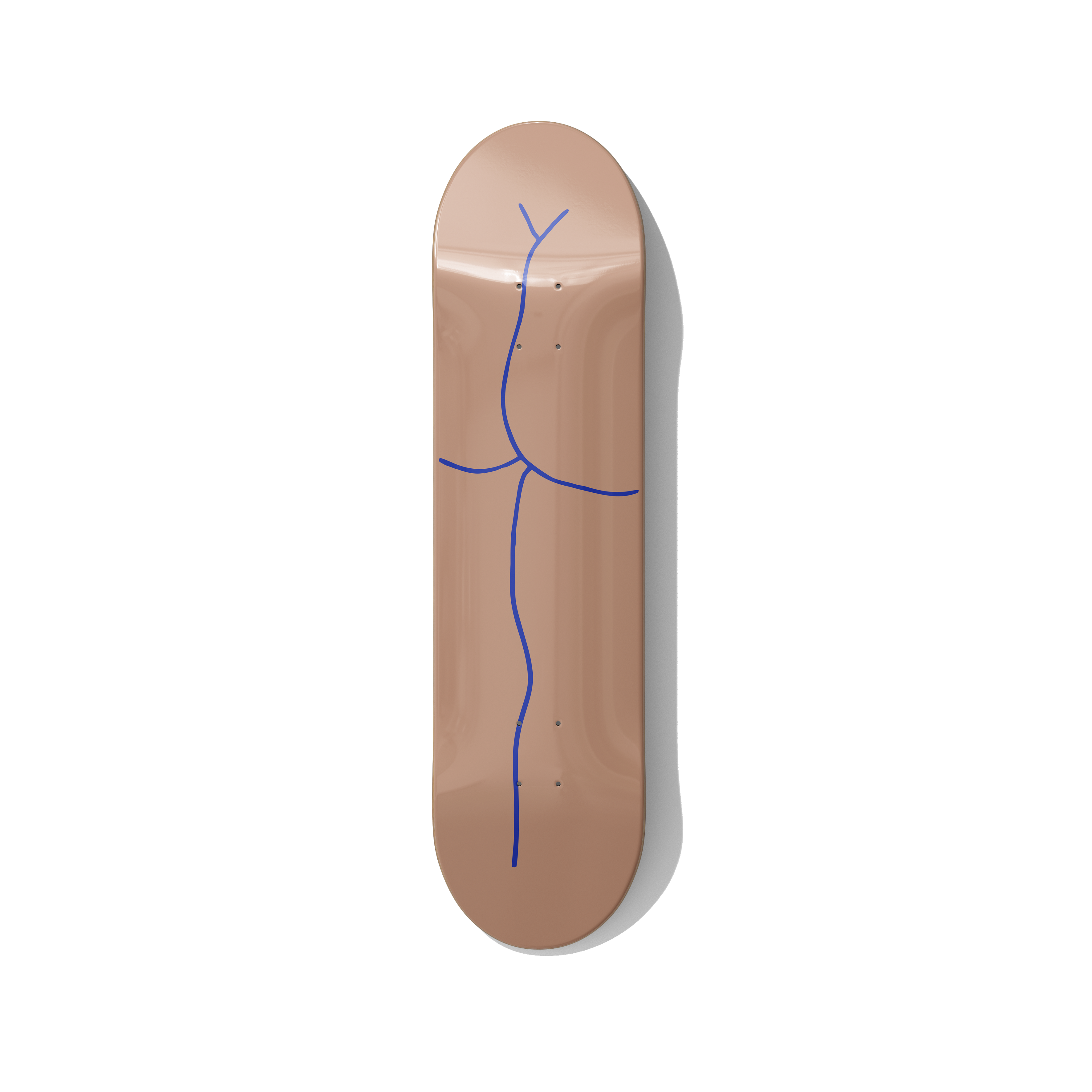 Skateboard Wall Art – Minimalist Female Line Art Nude Body Deck