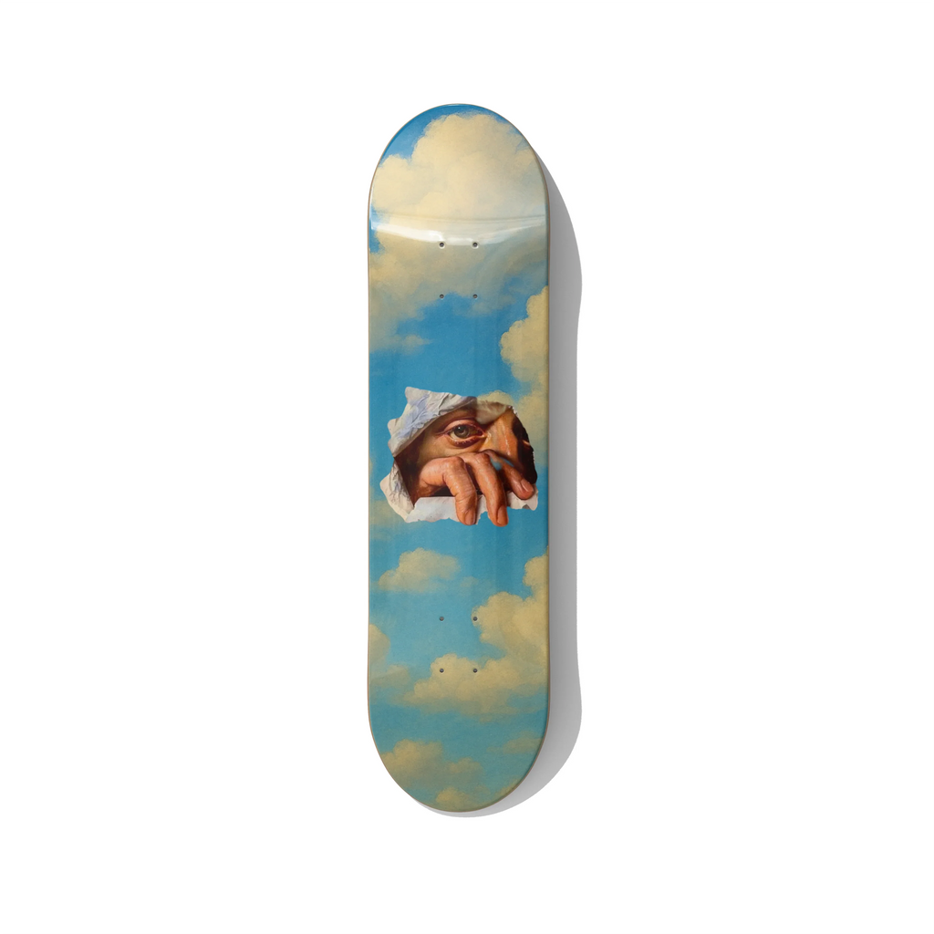The Watcher Skateboard Deck Wall Art - Premium Canadian Maple.