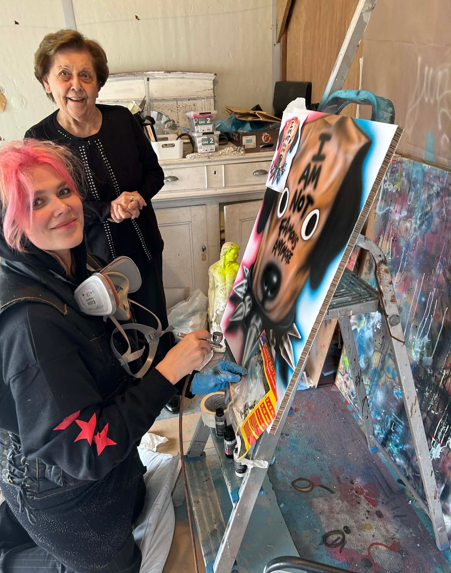 Skateboard Art – Shy Labeef par Charlotte Hennion | Diptyque de planches