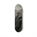 Mechanical Gauntlet Holding Rose Skateboard Wall Art - Premium Canadian Maple Deck - deckarts.com