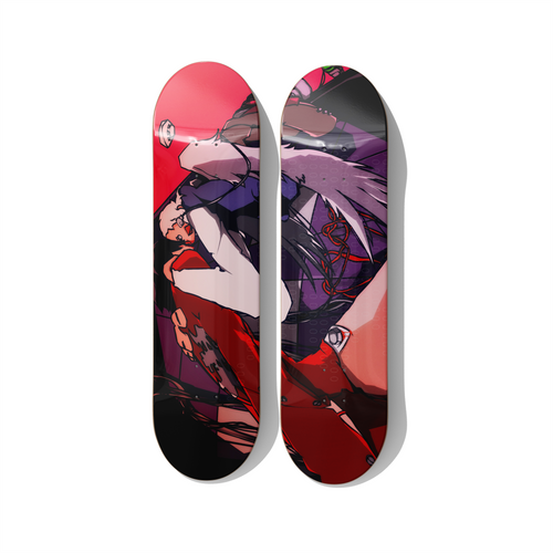 Skateboard Wall Art – Coma Boyfie Diptych Set