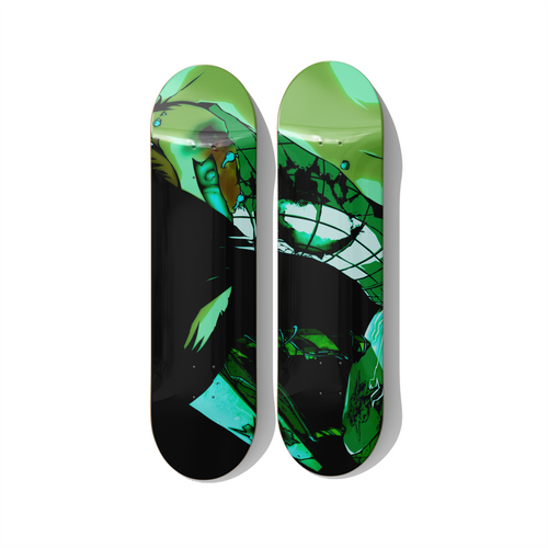Skateboard Wall Art Diptych – Touching The Presence