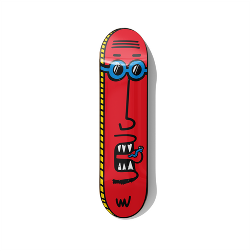 Skateboard Wall Art – Wormy / Frankopolax