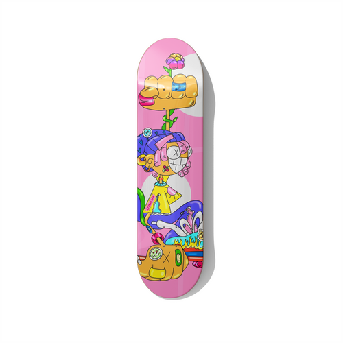 Time of My Life by Citrus Rock skateboard wall art on premium Canadian maple deck